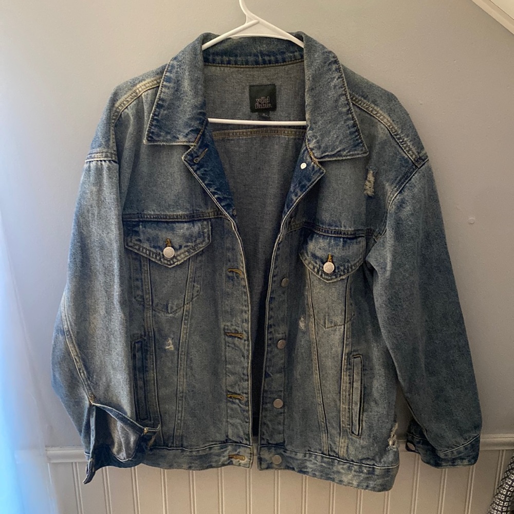 Wild Fable distressed denim jacket